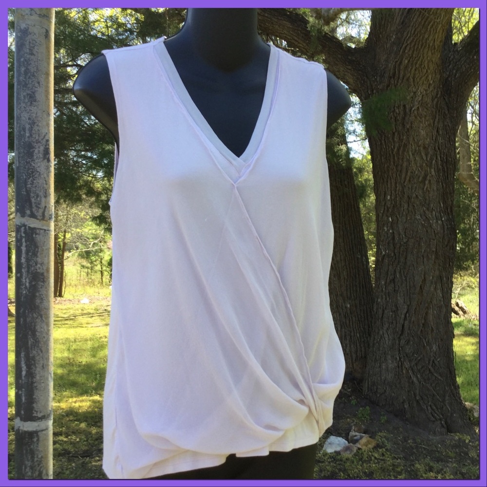 Lilac Dual Layer Blouse, sz S